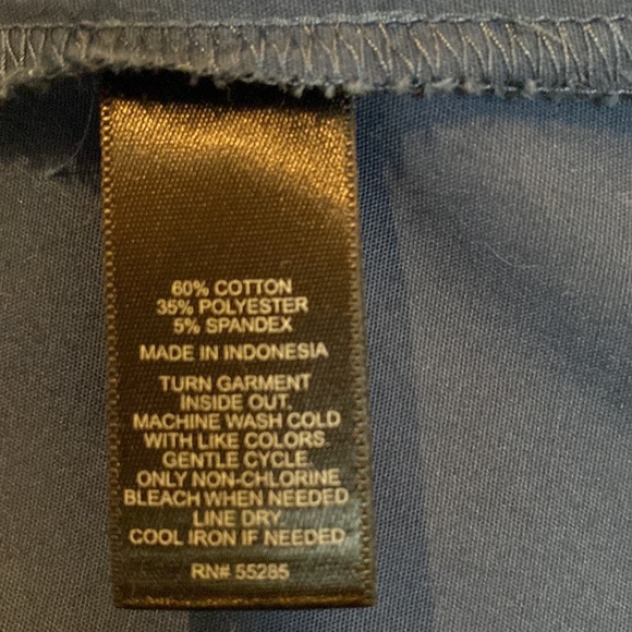 Express Sky Blue Essential Fitted Dress Shirt Size S - Picture 5 of 6